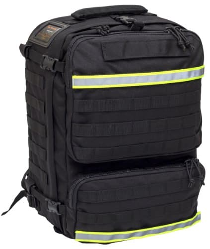 Black paramedical backpack