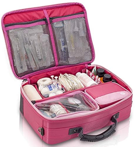 Nurse  bag with pink shoulder strap by Elite bags