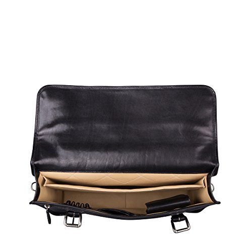 16 inch padded compartment briefcase