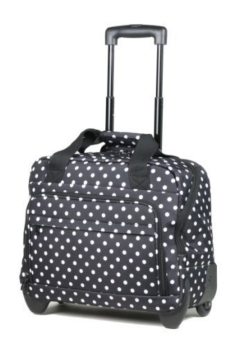 Briefcase trolley polka dot pattern for teacher