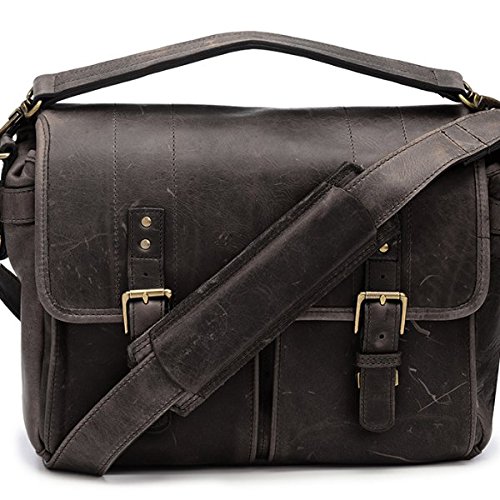 Retro leather satchel camera bag Ona