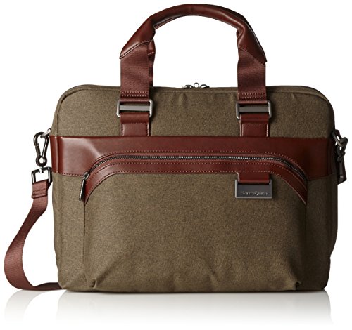 Briefcase bag with 2 compartments with laptop compartment, Samsonite for men and for teachers