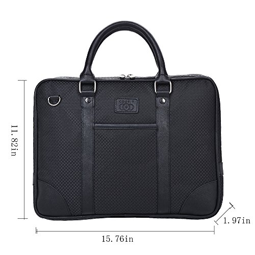Nylon business bag with 15.6" laptop compartment for women