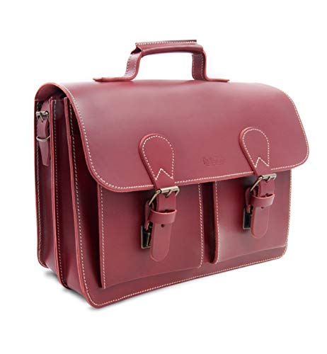 Thielemann Deep Red leather satchel
