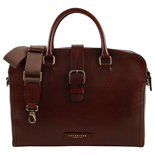 Luxury brown business bag The Brige