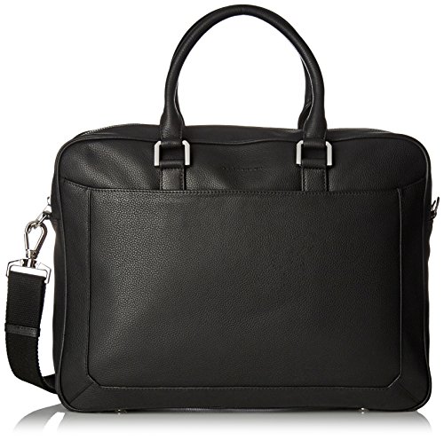 Leather business bag Le tanneur with an elegant, sober and pure design. Lawyer bag with removable shoulder strap.