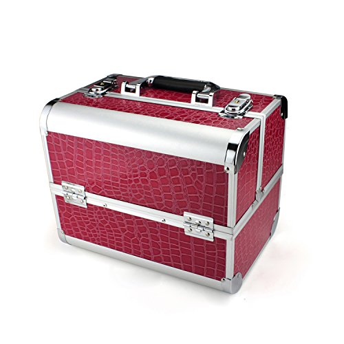 Beauty case with red print