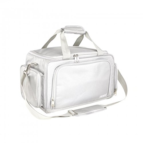 White fabric nurse's case with adjustable compartments