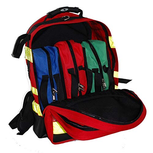 Compartmentalisation of the medical rescue backpack 