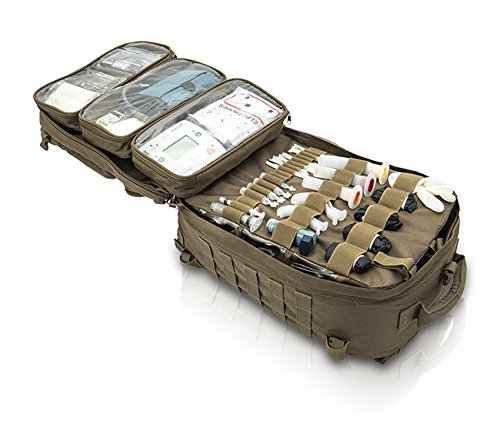Compartmentalization of the military nurse medical backpack