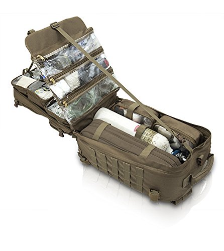Compartmentalization of the medical military backpack