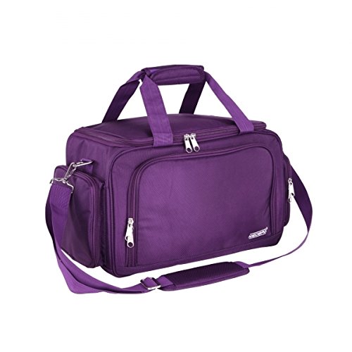 fabric nurse's bag with modular plum compartmentalisation