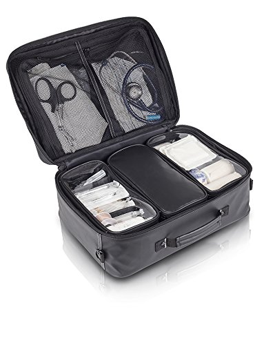 The black ELITE BAGS medical bag meets the professional requirements of doctors and nurses.