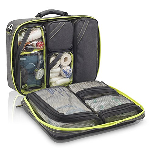 Nursing bag with adjustable interior thanks to velcro on the removable compartments