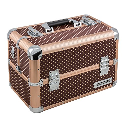 Glamorous Beauty case , with aluminium frame and medium size,  make-up lovers