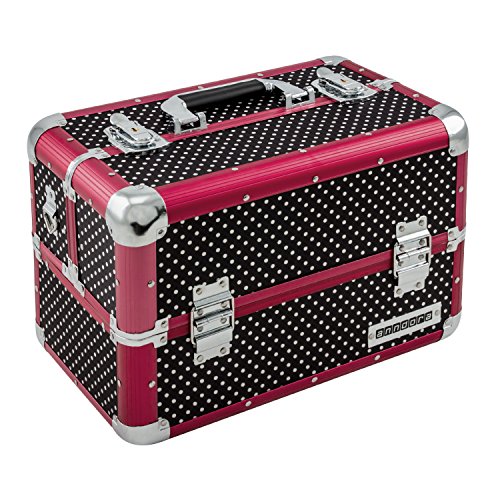 Glamorous beauty case with Polka pattern